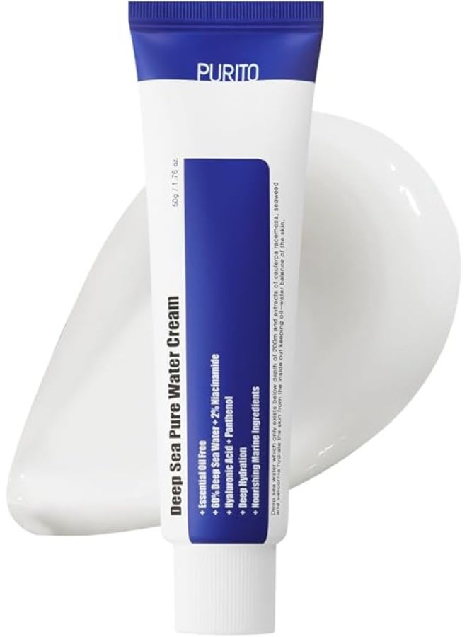 PURITO Hydro Wave Deep Sea Hydrating Face Cream Barrier Repair for Sensitive Skin 50ml - Image 1